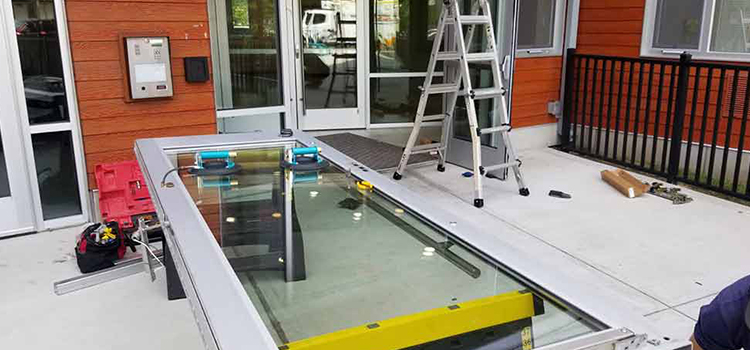 storefront door glass replacement Half Moon Bay